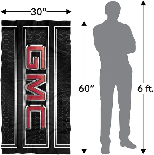 Vista 6 de LOGOVISION GMC - Toalla de playa, 30 x 60 pulgadas, toalla de playa para parrilla frontal