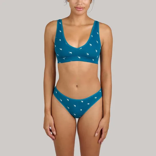 Vista 4 de MeUndies Bikini de algodón elástico para mujer - Bragas cómodas - Tela exclusiva de Tienda