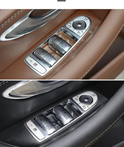 Vista 3 de Interruptor de ventana Master Power de repuesto para Mercedes Benz W213 Clase E E200 E260 E300 E400 2016-2021 (beige)