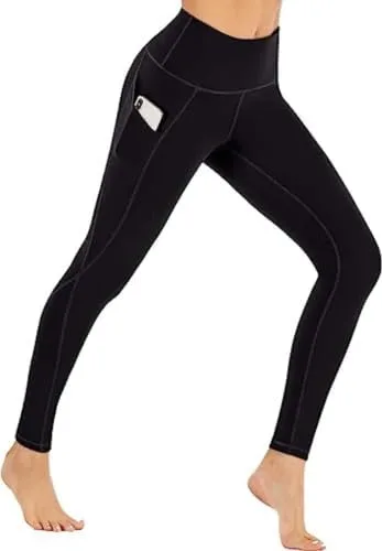 Vista 4 de Leggings de yoga con estampado de cintura alta para mujer, color menta, color lila