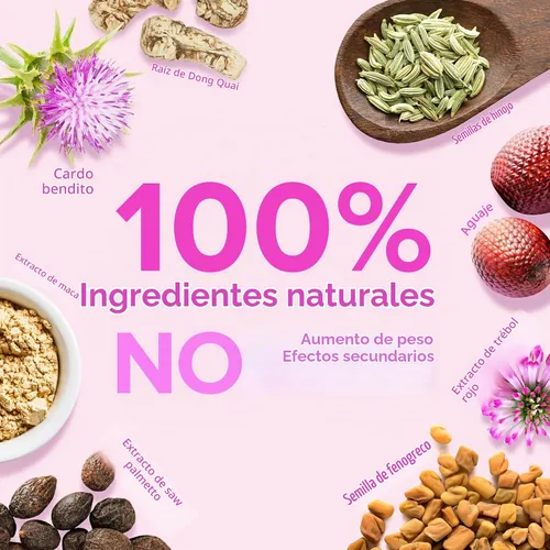 Vista 5 de Comprimidos para aumento del pecho Enhance de IsoSensuals (para 60 días)