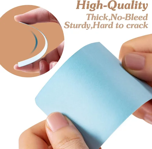 Vista 4 de Primbeeks 300 tarjetas de visita prémium (6 colores Kraft, en blanco, pequeñas 3.5 x 2.2 pulgadas, lisas)