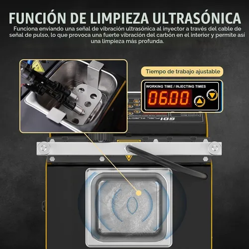 Vista 4 de Probador del limpiador del inyector de combustible CT400, 6