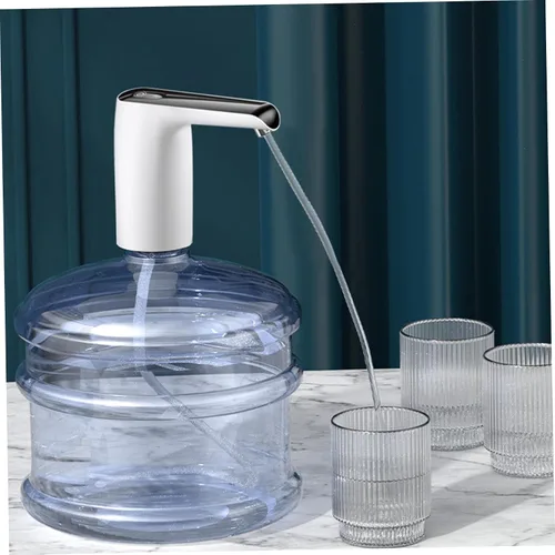 Vista 5 de Bomba de botella de agua, dispensador de agua, bomba eléctrica de botella de agua, dispensador de jarra de agua recargable por USB, dispensador