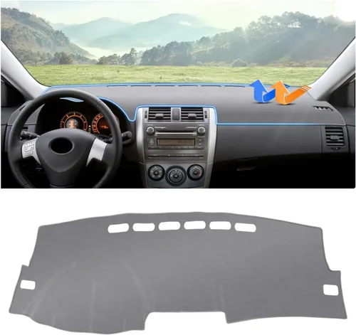 Vista 28 de Autorder Cubierta de salpicadero para Hyundai Sonata 2009 2010 Accesorios Dash Cover Upgrade Flannel Dash Mat Parasol Protector de rayos UV