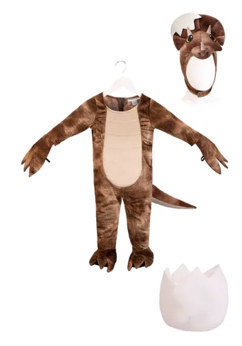 Vista 12 de Disfraz de Triceratops para Niños Pequeños Multicolor
