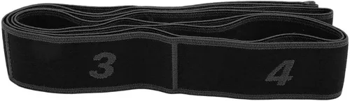 Vista 10 de Drfeify Banda elástica para hacer ejercicio, gimnasio, entrenamiento de danza latina, banda elástica con súper elasticidad, adecuada para baile
