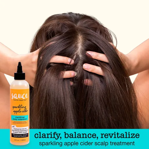 Vista 2 de SAUCE BEAUTY Tratamiento aclarador del cuero cabelludo (8 onzas líquidas) Limpiador espumoso para el cuero cabelludo y el cabello, removedor