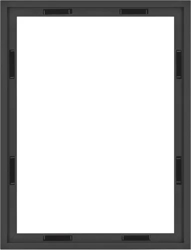 Vista 12 de MCS Marco flotante de lona, 12 x 12, negro, paquete de 1
