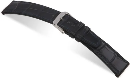 Vista 3 de RIOS1931 Spitfire - Correa de reloj de cocodrilo genuino para relojes IWC 114x74