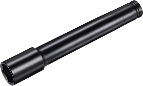 Vista 9 de uxcell 1/2" Drive by 0.669 in Deep Socket, acero CR-V tratado térmicamente 8" longitud, tamaños métricos de 6 puntos