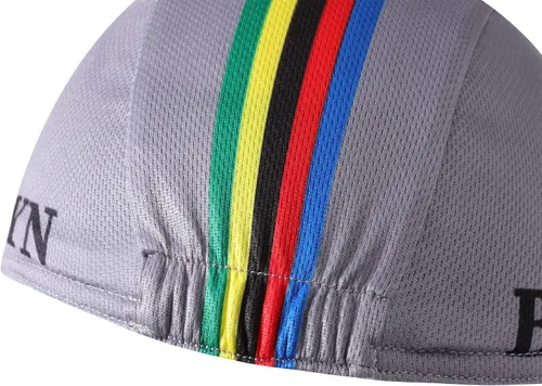 Vista 19 de Brooklyn - Gorra de ciclismo retro para usar debajo del casco, forro de casco de ciclismo, transpirable y absorción de sudor