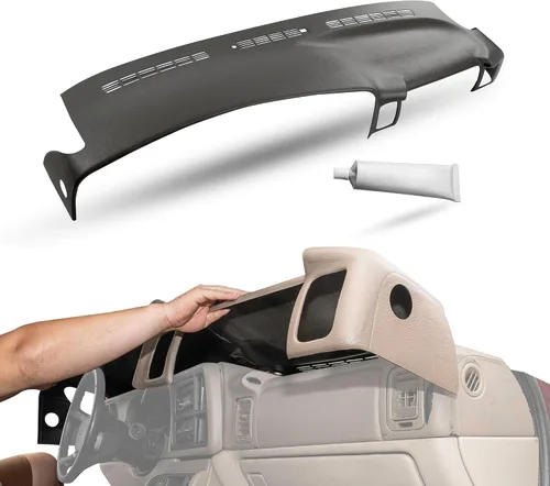 Vista 13 de DashSkin Tapa moldeada para salpicadero (no es una pieza de repuesto) compatible con Tahoe Suburban Yukon Avalanche 2000-2006 y Silverado Sierra