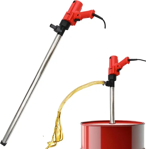 Vista 8 de Bomba eléctrica de barril para transferencia de combustible de 2480W, 110V 13000RPM, para bombas de transferencia eléctricas de 55 galones con tubo
