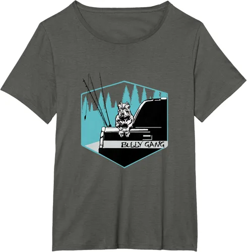Vista 60 de Camiseta American Bully Gang, Negro