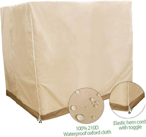 Vista 8 de Cubierta impermeable para silla de patio, cubierta protectora para columpio al aire libre, fácil de limpiar, columpio de jardín c