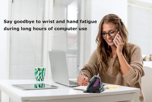 Vista 4 de Ratón inalámbrico de gran ángulo ajustable ergonómico vertical ratón inalámbrico para PC, portátil, computadora, Macbook, 3600 DPI, reposamanos