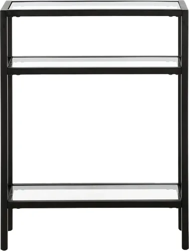 Vista 4 de Henn&Hart Mesa consola rectangular de 22 pulgadas de ancho en bronce ennegrecido, mesa de entrada, mesa decorativa para sala de estar, pasillo