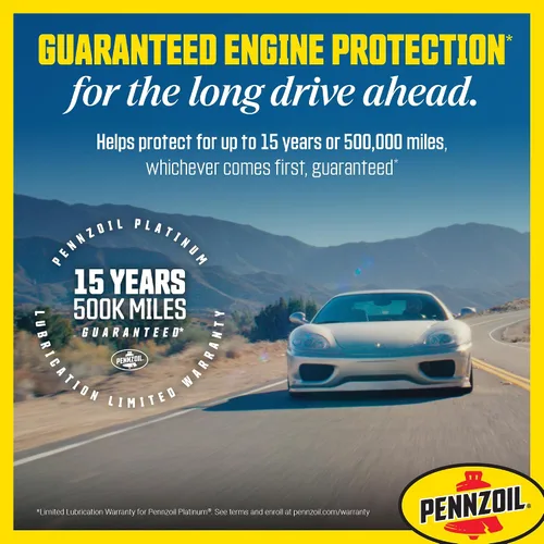Vista 7 de Aceite de motor completamente sintético Platinum Full Synthetic 5W-30 de Pennzoil (1 unidad, 5 cuartos de galón)