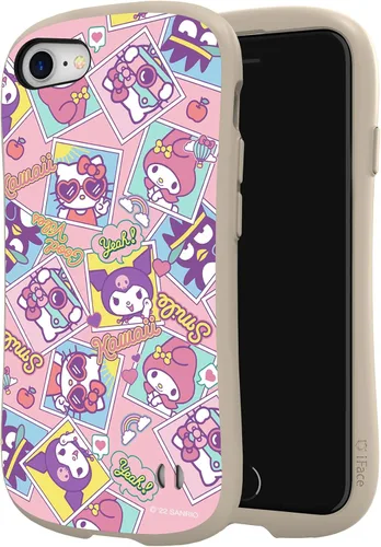 Vista 8 de iFace Funda protectora para iPhone SE (2022/2020) / iPhone 8 / 7 Hello Kitty y sus amigos de primera clase – Bonita funda protectora de doble capa a