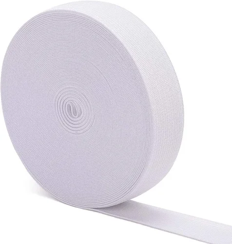 Vista 28 de Airisoer Banda elástica de 1/2 pulgada para costura, bandas elásticas de alta elasticidad de 12 yardas para cinturas, pantalones, ropa y Negro