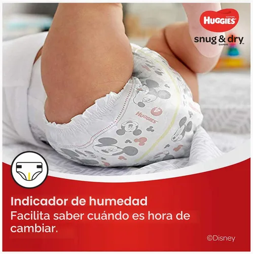Vista 6 de Huggies Snug & Dry Pañales para bebé, talla 4, 148