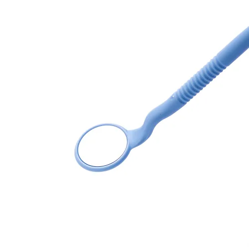 Vista 5 de Easyinsmile Espejo bucal dental autoclavable anti niebla para inspección dental dental de plástico espejos dentales para dientes orales (verde)