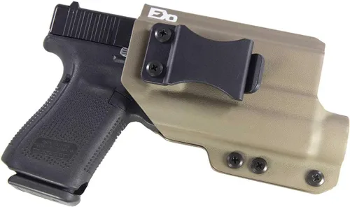 Vista 7 de Fierce Defender IWB - Funda Kydex Glock 19 23 32 con Streamlight TLR1 The Winter Warrior Series, fabricada en Estados Unidos, compatible con GEN 5