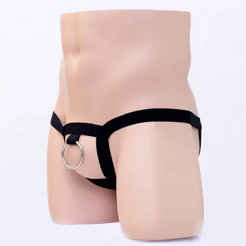 Vista 7 de Tangas G-Strings para hombre con correa de moda Sretch Slip con espalda en T Micro ropa interior sexy lencería con anillo