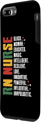 Vista 20 de iPhone 15 RN Enfermera Black History Enfermera Afro African Registered Enfermera Caso