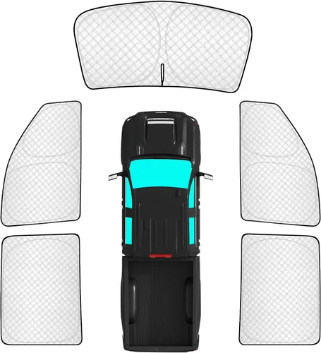 Vista 59 de KMF 6 piezas de parasoles gruesos para Mazda 3 Hatchback (No Sedán) 2014-2018 Accesorios, parasoles completos para parabrisas y ventanas de coche