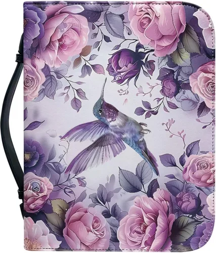 Vista 42 de Cubierta de la Biblia de diseño personalizado Funda de libro con cremallera de cuero PU Funda de transporte de Biblia multifunción Regalo