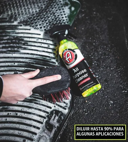 Vista 7 de Adam's Polishes Limpiador multiusos (galón) - Limpiador y desengrasante industrial profesional resistente Corta grasa pesada y alquitrán