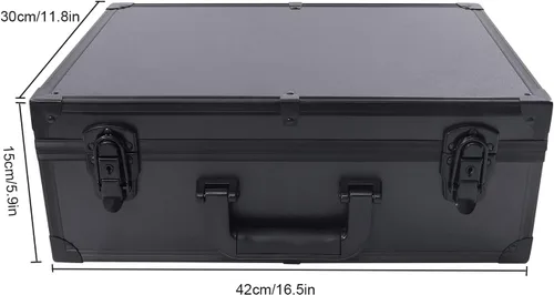 Vista 7 de Estuche de tren de maquillaje, organizador portátil de cosméticos de maquillaje de belleza, Negro2, Portátil