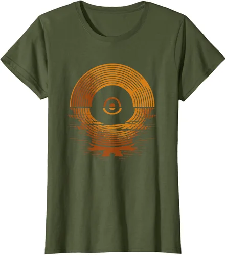 Vista 67 de Vinyl LP Records - Camiseta de vinilo Sunset Negro