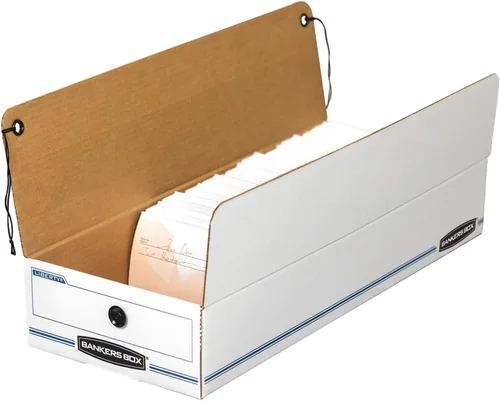 Vista 3 de Bankers Box Paquete de 12 cajas de verificación de cuerdas y botones