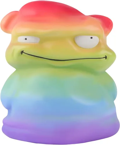 Vista 3 de Anboor Juguete gigante de monstruo arcoíris de 9.9 pulgadas, juguete Kawaii Gaint suave animal de levantamiento lento y perfumado, juguete