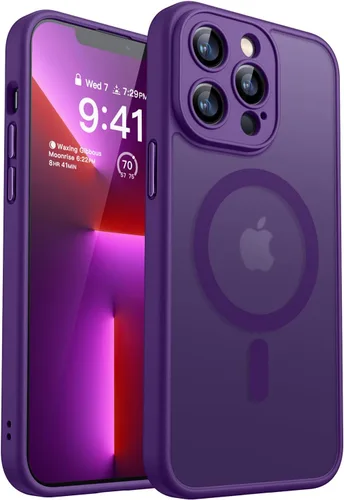Vista 24 de CANSHN Funda magnética compatible con iPhone Air (6.5 pulgadas), mejorada [protección completa de la cámara] [compatible con Magsafe]