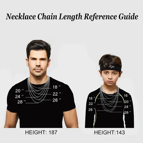 Vista 7 de Stainless Steel Cross Necklace for Men Silver Cross Necklace for boy Small Cross Pendant Necklace Simple Jewelry Cross Chain for Mens