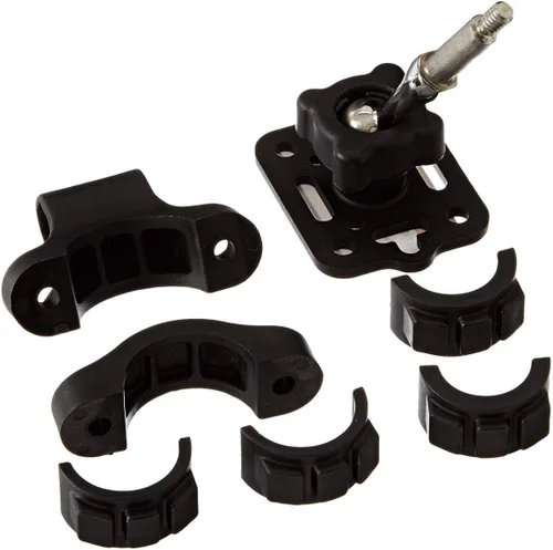 Vista 2 de Kuryakyn 1671 Soporte de accesorios para manillar premium, ajuste universal para motocicletas con barras de 7/8 pulgadas, 1 pulgada, 1-1/4 pulgadas