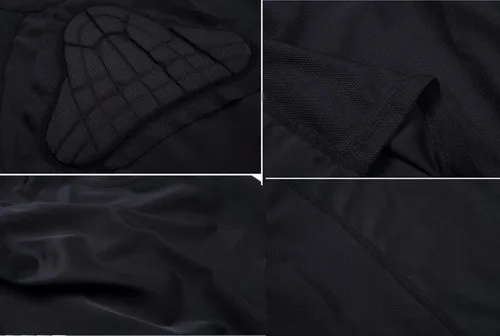 Vista 3 de Camisa de compresión acolchada para niños, camisa de manga larga protectora para jóvenes