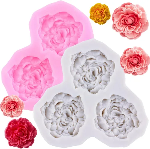 Vista 11 de Moldes de silicona de girasol, molde de fondant de flores para decoración de pasteles, decoración de cupcakes, pasta de caramelo de chocolate, juego