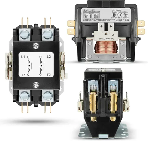 Vista 3 de Haoguo Contactor resistente de la CA de 40Amp 24V para el aire acondicionado, contactor del propósito definitivo