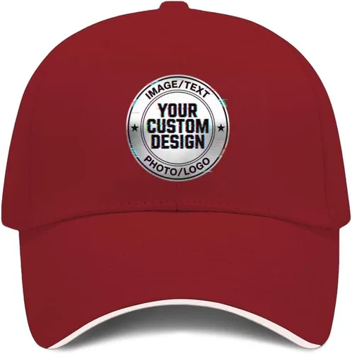 Vista 47 de Sombrero personalizado a granel Agregue su propio diseño aquí Sombreros personalizados Gorra de béisbol personalizada Hombres y mujeres