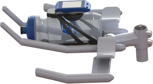 Vista 6 de Speedfil Z4 Between-the-Arms (BTA) Portabidón de agua con soporte para computadora.