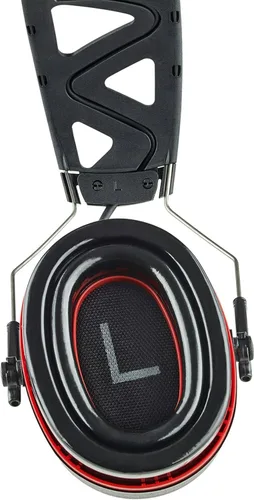 Vista 13 de 3M Pro-Protect + Cojines de Gel - Protector auditivo electrónico, clasificación de reducción de ruido (NRR) de 26 dB, orejeras Bluetooth, altavoces
