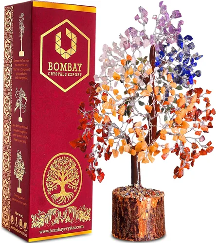 Vista 7 de Conjunto de Árboles de Cristal de 12, Regalos Pensados para Mujeres, Decoración de Escritorio de Oficina, Hogar, Decoración de Estante para Energía