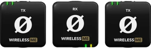 Vista 3 de RØDE Sistema de Micrófono Inalámbrico ME Dual Set Ultra Compacto con Micrófonos Integrados, Tecnología GainAssist y Alcance de 100m para Filmación