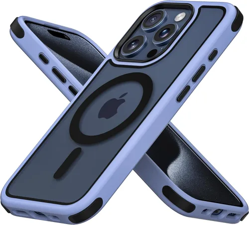 Vista 12 de Mobnano Funda para iPhone 13 Pro, compatible con MagSafe, funda transparente con anillo magnético, diseño multicolor protector a prueba de golpes