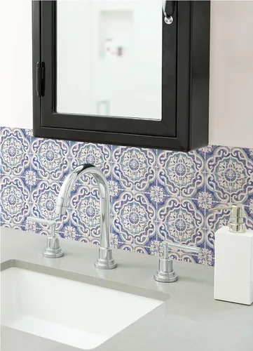 Vista 5 de WallPops WPBS4645 Ada - Calcomanías de pared, color azul